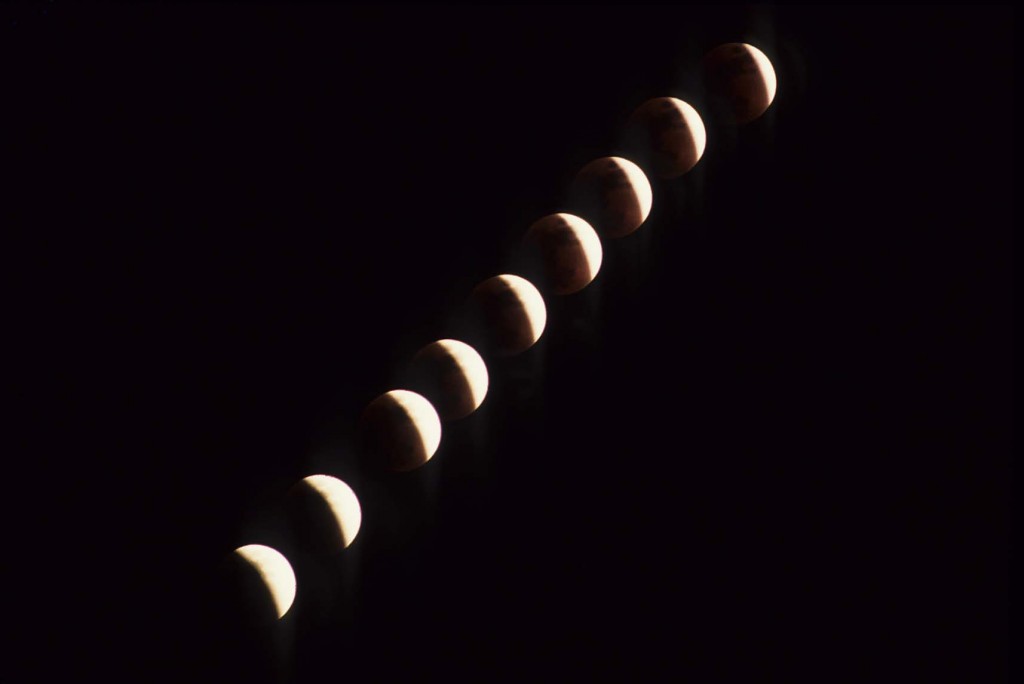 Recanati Leopardi Eclissi di luna
