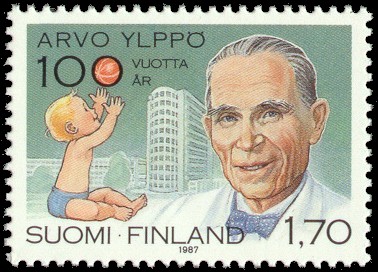 arvo-yippo-pediatra-finlandia-francobollo