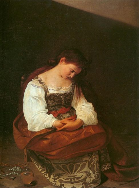 caravaggio-Maddalena-penitente-(1597)
