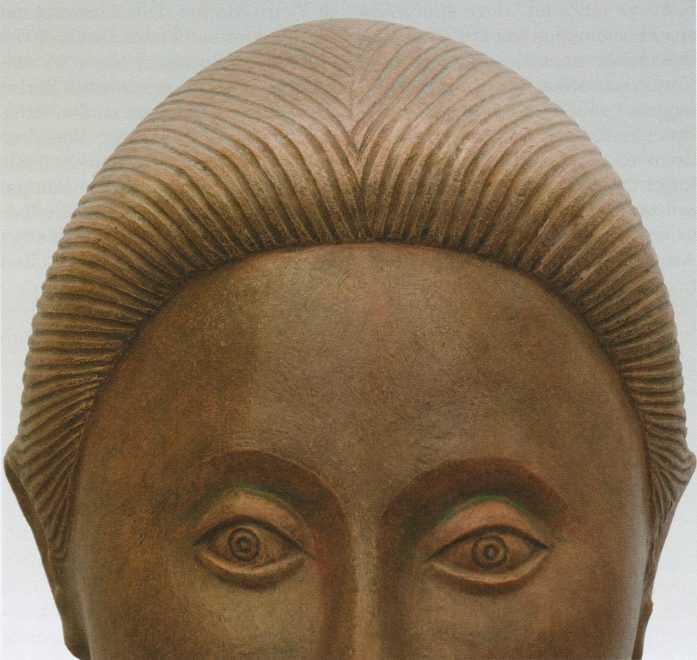 Antonio Di Pillo - 'Giovinetta del Tavoliere', 1989, terracotta patinata