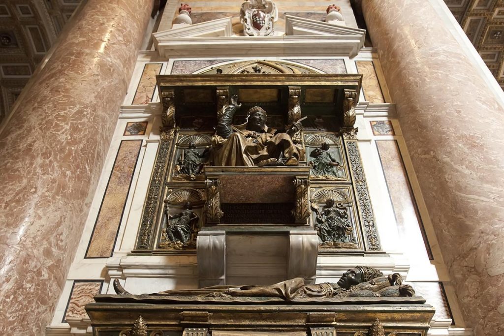 Basilica di San Pietro in Vaticano: la tomba di Papa Innocenzo VIII